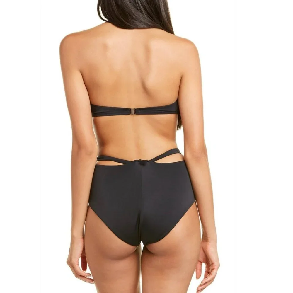 💖HP💖 NWT MOEVA BLACK DYLAN BIKINI SIZE S - Picture 2 of 11